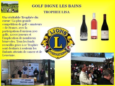 Tournoi de golf Lions club de Digne