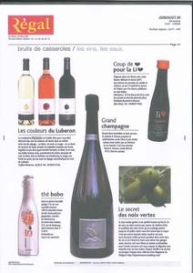Regal Coffret Sonia Ezgulian vins du Luberon cépages chardonnay et syrah