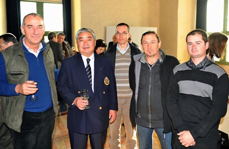 M. Kogaï President of International Sommelier Association visits Marrenon